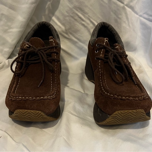 Vintage brown suede/leather size 10 shoes - Picture 4 of 6